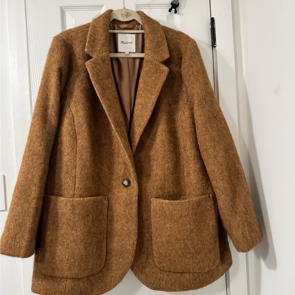 Madewell Tan Wool Blend Blazer - Picture 3 of 3